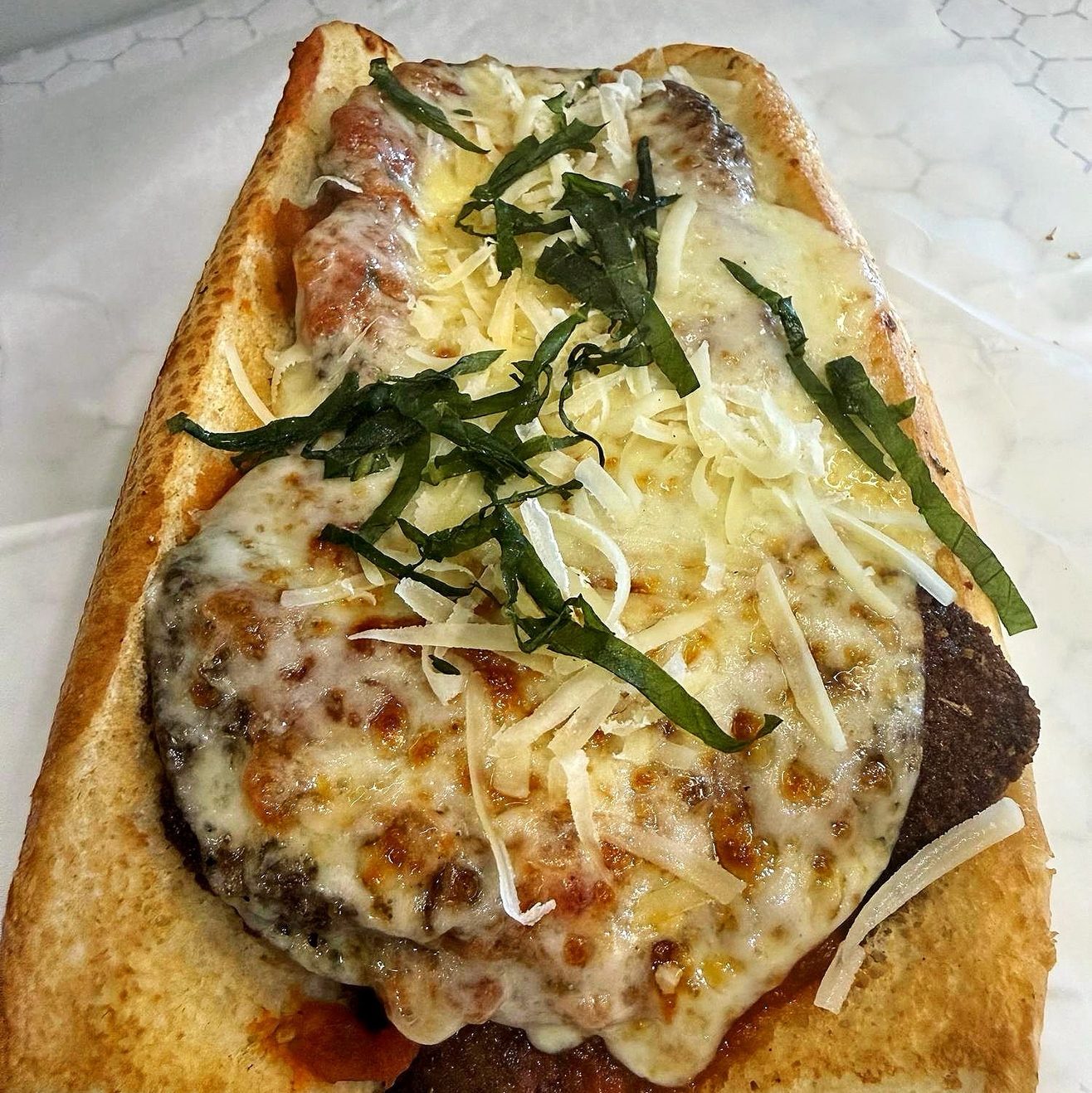 Eggplant Parm Sub.