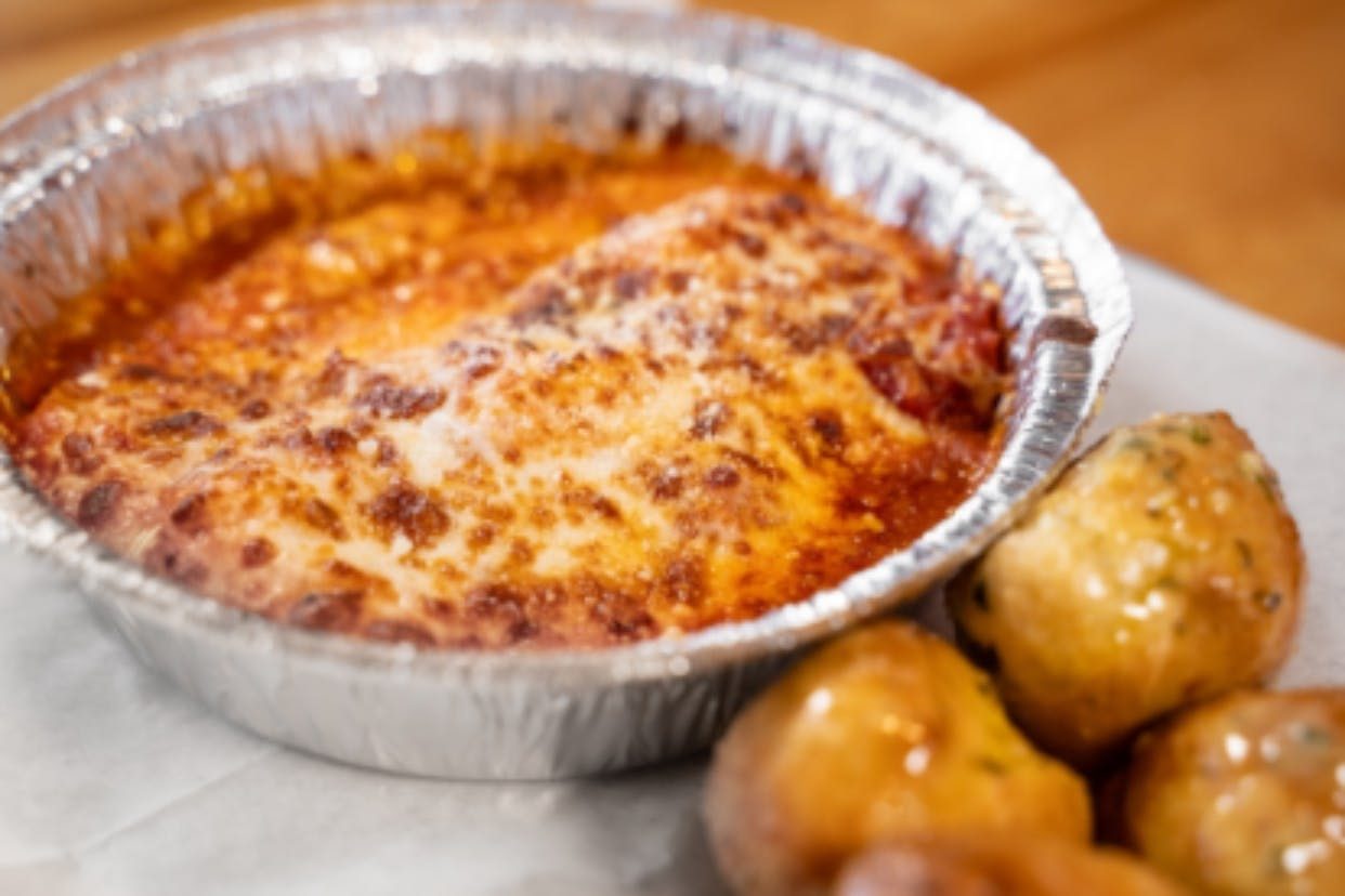 Manicotti with Marinara.