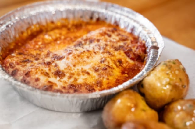 Manicotti with Marinara.