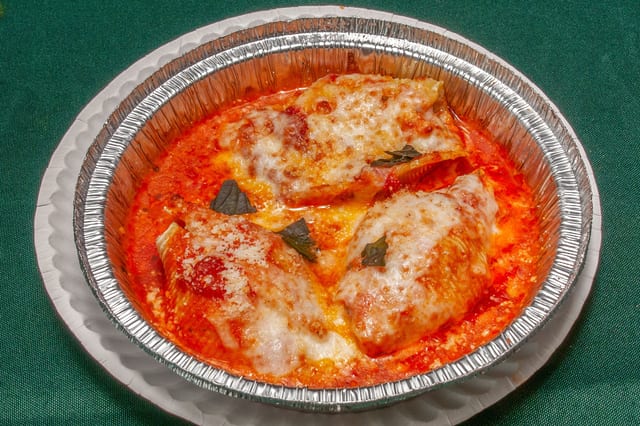 Stuffed Shells with Marinara.