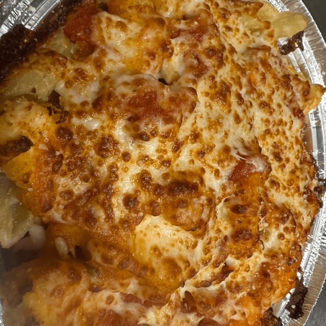 Chicken Parmesan Pasta.