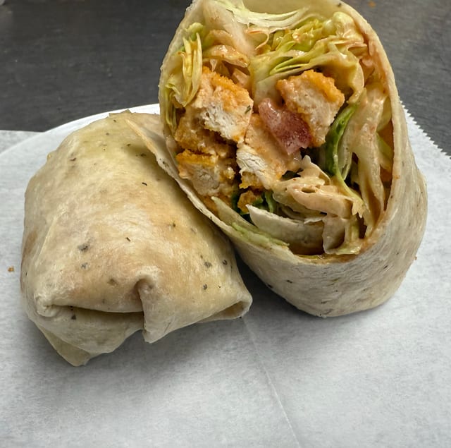 Buffalo Chicken Wrap.