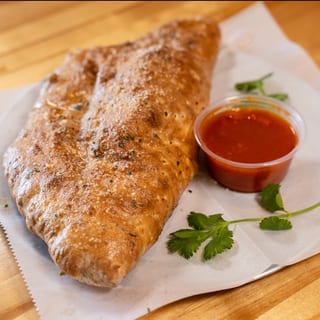 Cheese & Sauce Stromboli